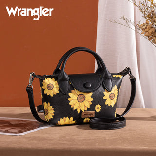 Wrangler Sunflower Print Mini Top Handle Crossbody