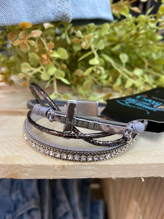 Blessed & Sparkling Wrap Bracelet