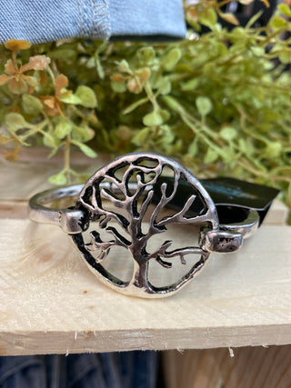 Everlasting Roots Silver Cuff