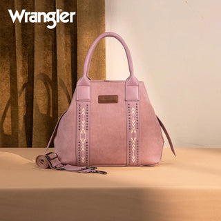 Wrangler Carry-All Aztec Expandable Tote/Crossbody and Wallet Set