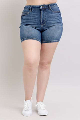 Judy Blue Tummy Control Jean Shorts 150334