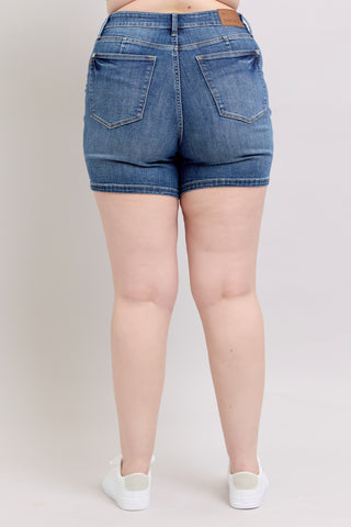 Judy Blue Tummy Control Jean Shorts 150334