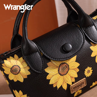 Wrangler Sunflower Print Mini Top Handle Crossbody
