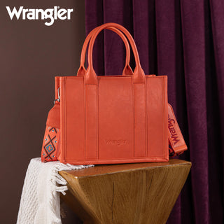 Wrangler Aztec Embroidered Tote/Crossbody and Wallet Set