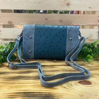 American Bling Dusty Denim Clutch