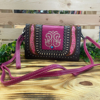 American Bling Fuchsia Frontier Clutch