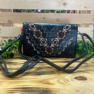 American Bling Midnight Blossom Clutch