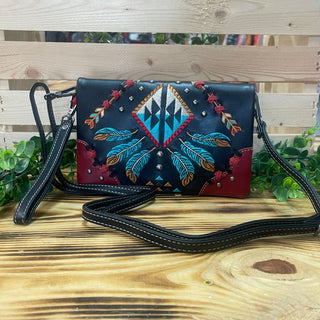 American Bling Painted Warrior Clutch