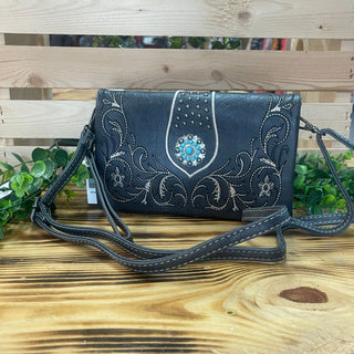 American Bling Smoky Bloom Clutch