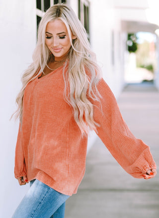 Autumn Breeze Boho Top