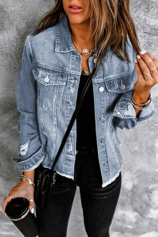 Backroad Distressed Denim Jacket