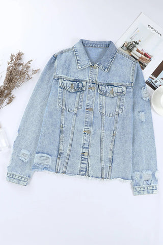 Backroad Distressed Denim Jacket