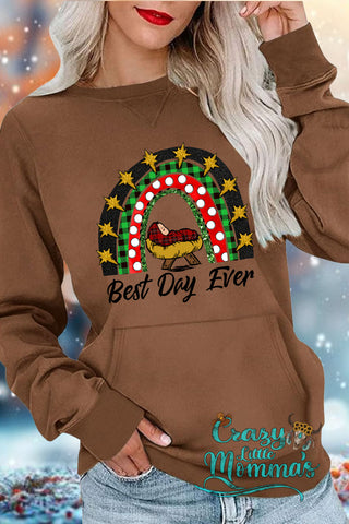 Best Day Ever Pocket Sweatshirt