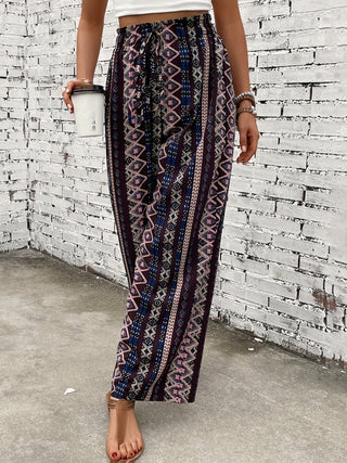 Boho Canyon High Waist Pants with coffee