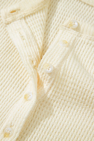 Buttercream Bliss Henley Top