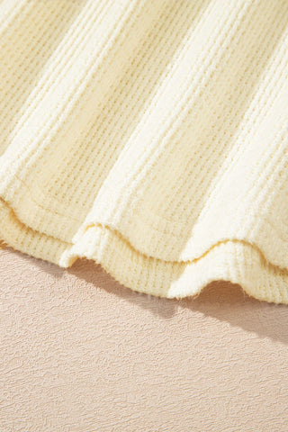 Buttercream Bliss Henley Top