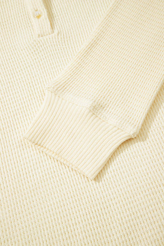 Buttercream Bliss Henley Top