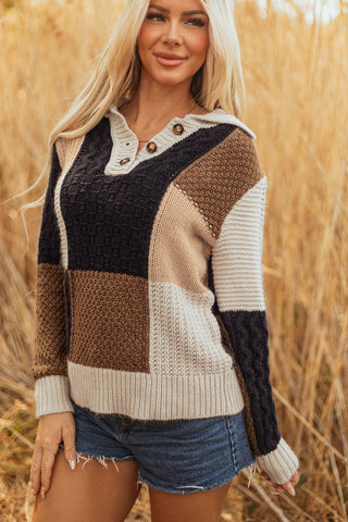 Cabin Creek Colorblock Henley