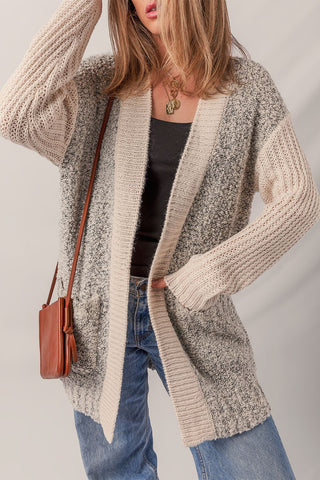 Cabin Mornings Marled Knit Cardigan