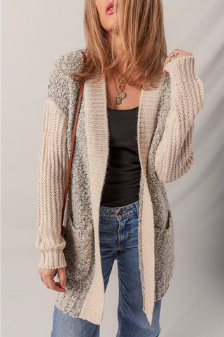 Cabin Mornings Marled Knit Cardigan