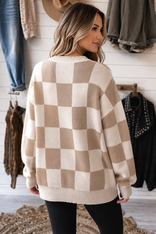 Backroad Checkerboard Sweater