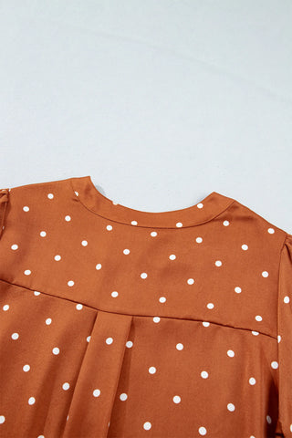 Copper Dot Blouse