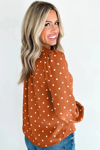 Copper Dot Blouse