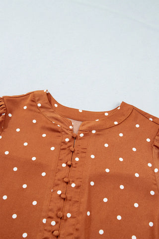 Copper Dot Blouse