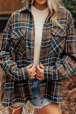 Front view of Country Cabin Flannel