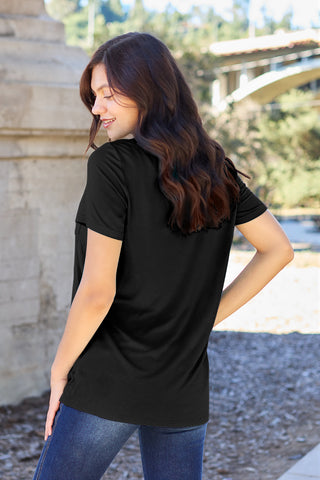Western Black Tee Back