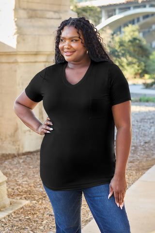 Plus Size Black Tee