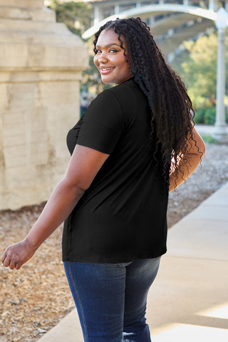 Black Plus Size Tee