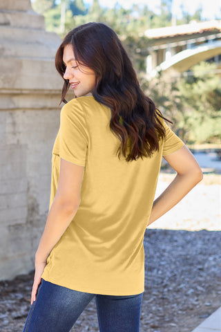 Yellow Western Tee Back