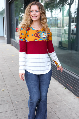 A stepped back look at the Cowgirl Canyon Long Sleeve