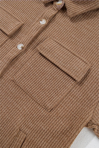 Desert Canyon Waffle Shacket