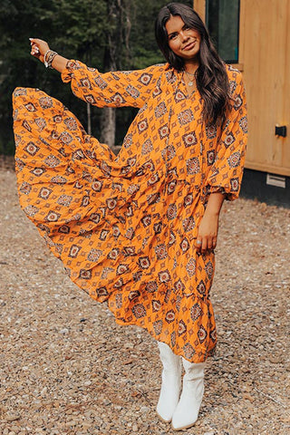 Desert Glow Bohemian Maxi