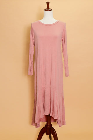 Front of the Desert Rose High-Low Dress
