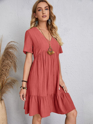 Front of Dusty Rose Ranch Dress
