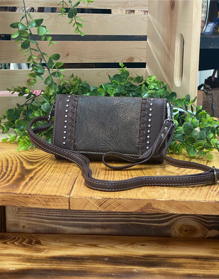 Rustic Concho Fringe Phone Wallet Crossbody