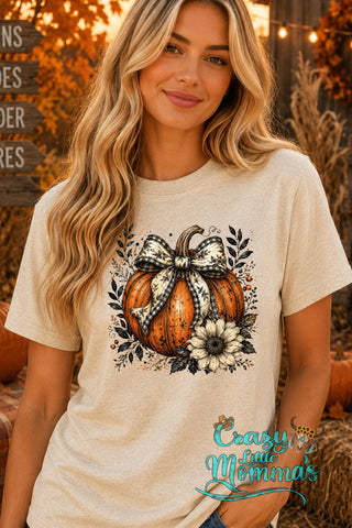 Fall Sunflower Pumpkin Tee