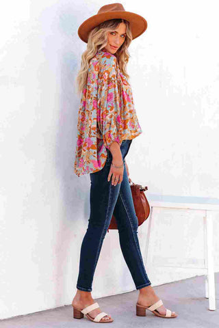 Free Spirit Floral Blouse Styled