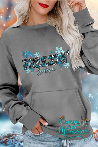 Freezin Season Pocket Sweatshirt