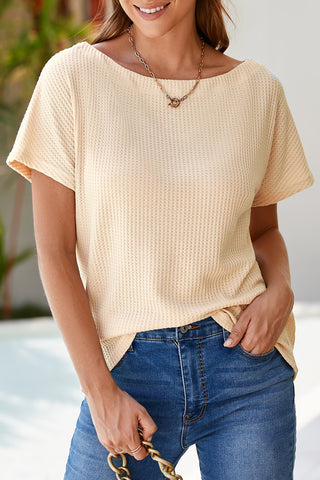 Golden Hour Waffle Top