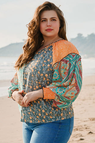 Gypsy Bloom Plus Size Raglan