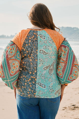 Gypsy Bloom Plus Size Raglan