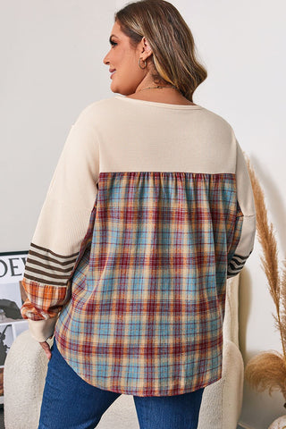 Harvest Patchwork Henley