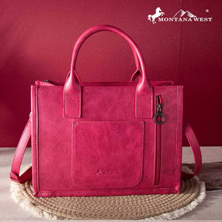 Whipstitch Concealed Carry Tote With Matching Bi-Fold Wallet