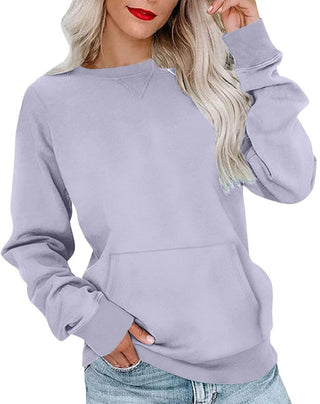 Dusty Lilac Comfort Pocket Sweatshirt