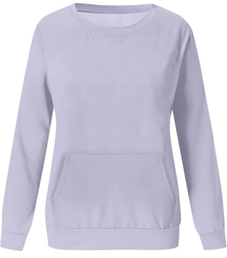 Dusty Lilac Comfort Pocket Sweatshirt