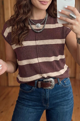 Saddle Stripe Sweater